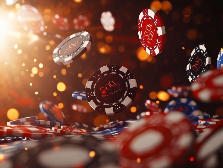 Live baccarat and roulette studio screen on mobile
